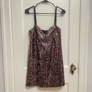 embellished mini dress zara